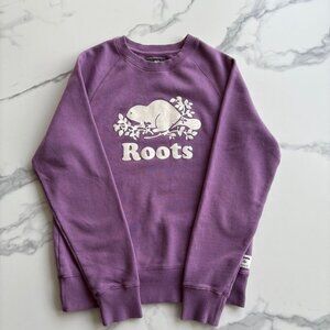 Roots Original Crew Sweatshirt TRUE VIOLET XS